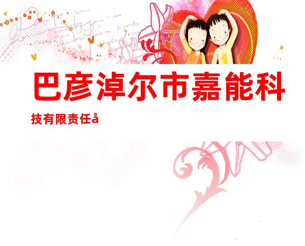 巴彦淖尔市嘉能科技有限责任公司